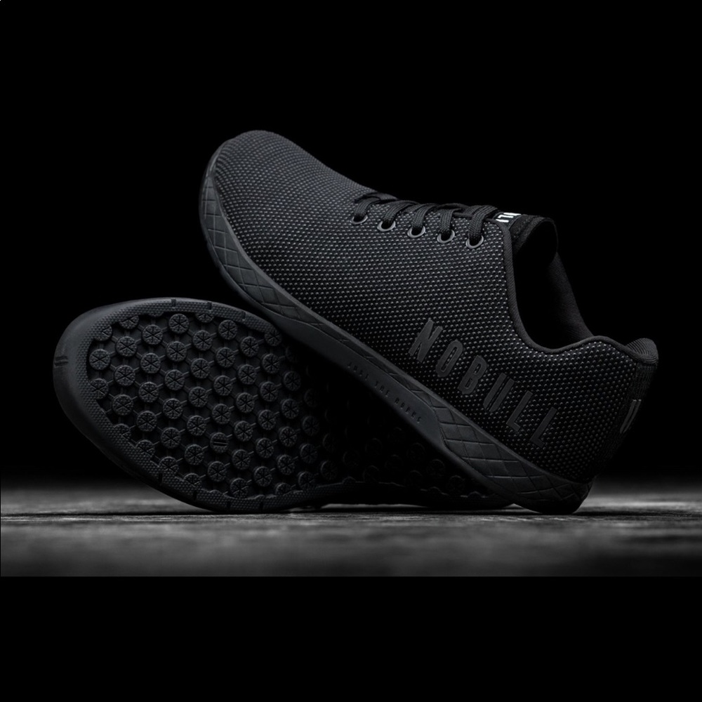 NOBULL BLACK TRAINERS 12